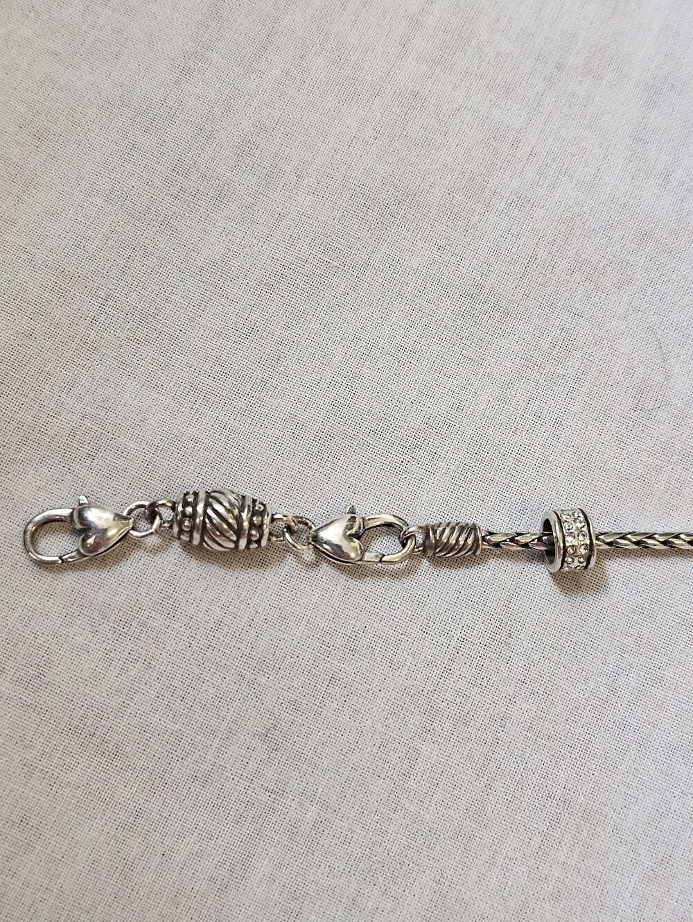 Brighton ABC Barrel Slide Bracelet w/ Meridian Crystal Spacer - Picture 9 of 9